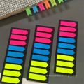 Custom memo pads fluorescent 10 PET classification index sticker special shaped sticky note N times office supplies Stationery